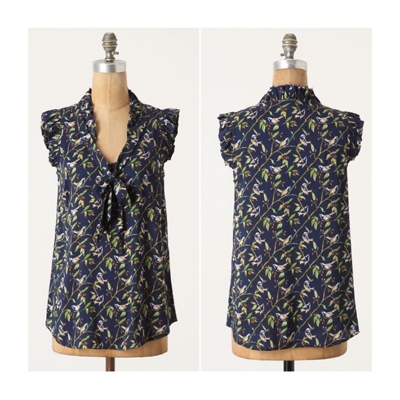 Anthropologie Tops - Anthropologie Porridge Shelby Bird Top